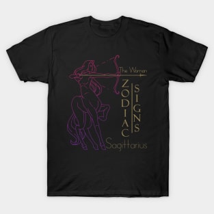 The woman Sagittarius T-Shirt